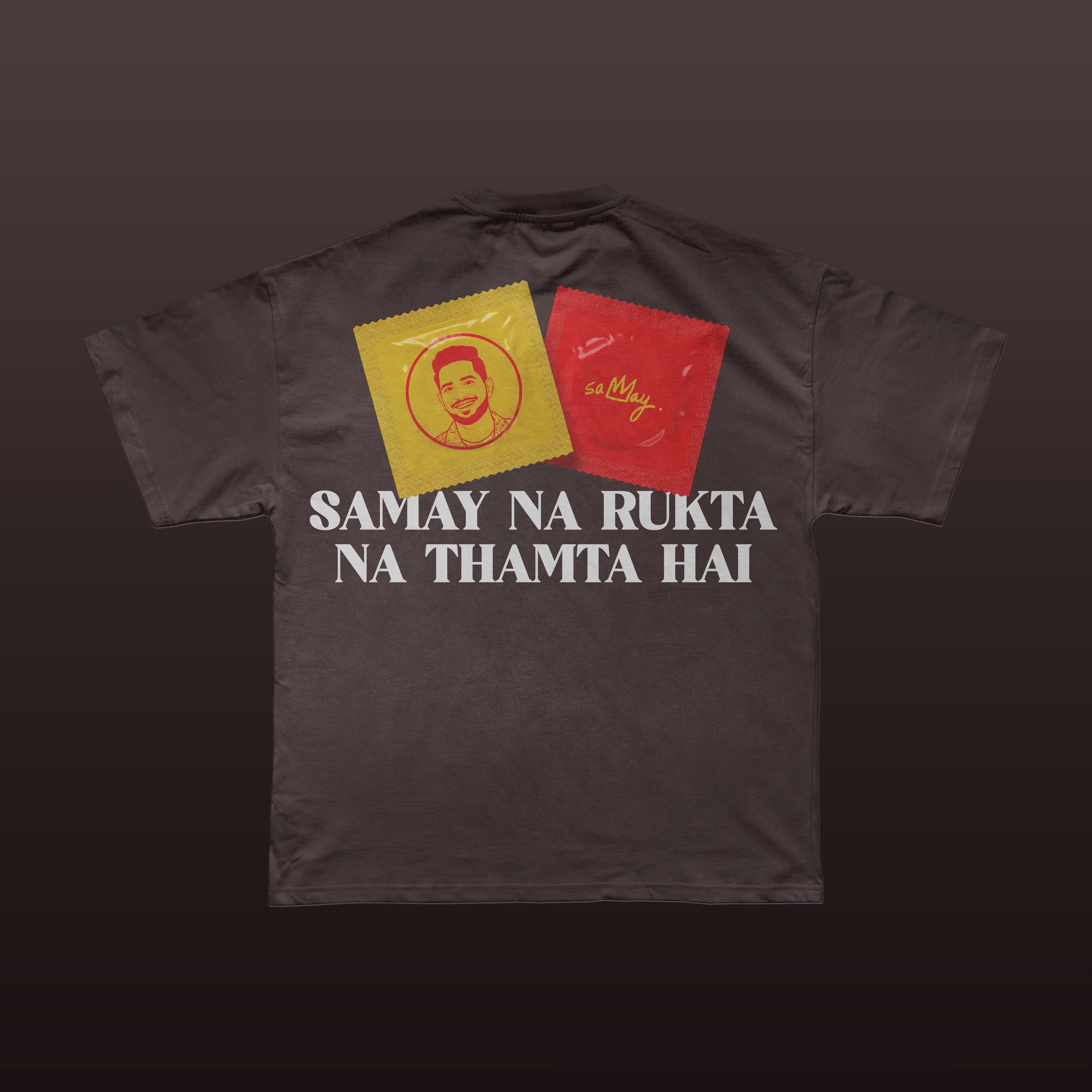 Samay’s Condom Brand T-shirt